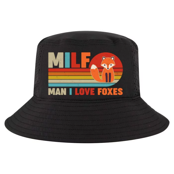 Funny Retro MILF Man I Love Foxes Cool Comfort Performance Bucket Hat