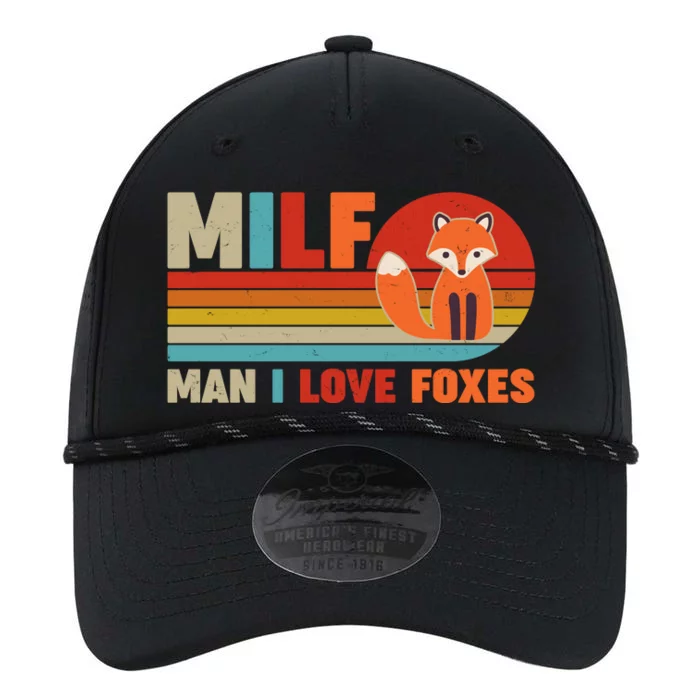 Funny Retro MILF Man I Love Foxes Performance The Dyno Cap