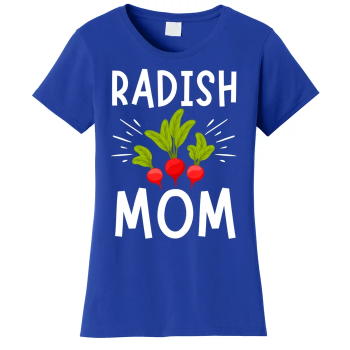 Funny Radish Mom Vegetable Mothers' Day Gardener Lover Cool Gift Women's T-Shirt