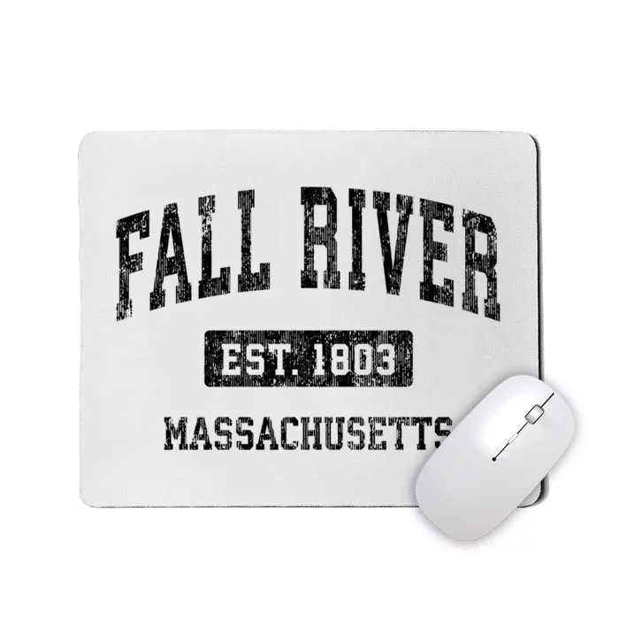 Fall River Massachusetts Ma Vintage Sports Established Design Mousepad