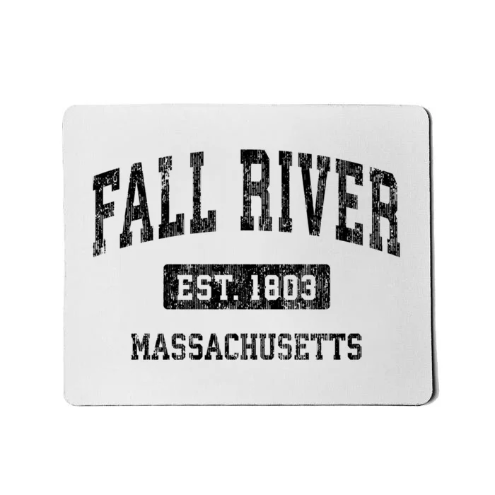 Fall River Massachusetts Ma Vintage Sports Established Design Mousepad