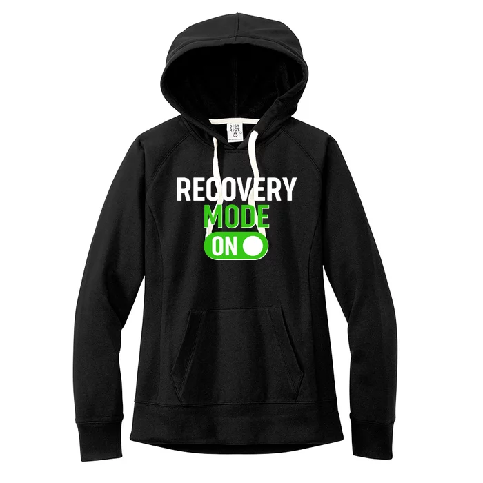 Funny Recovery Mode On Women's Fleece Hoodie