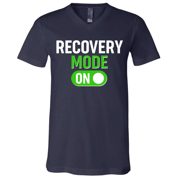 Funny Recovery Mode On V-Neck T-Shirt