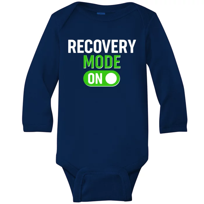 Funny Recovery Mode On Baby Long Sleeve Bodysuit