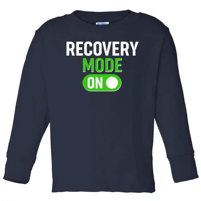 Funny Recovery Mode On Toddler Long Sleeve Shirt