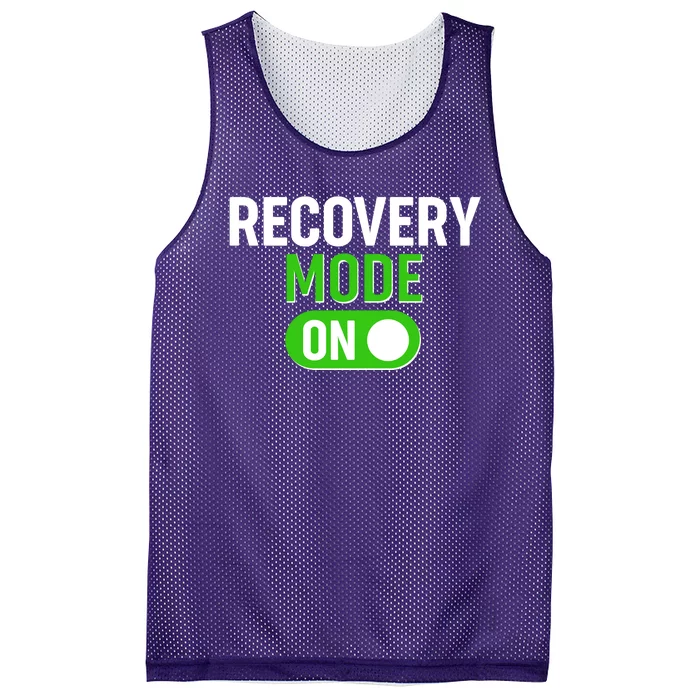 Funny Recovery Mode On Mesh Reversible Basketball Jersey Tank