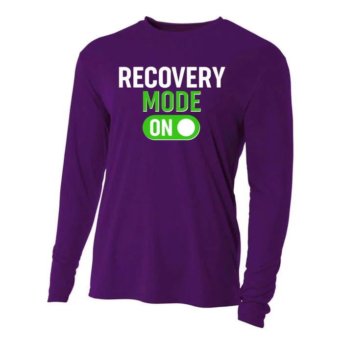 Funny Recovery Mode On Cooling Performance Long Sleeve Crew