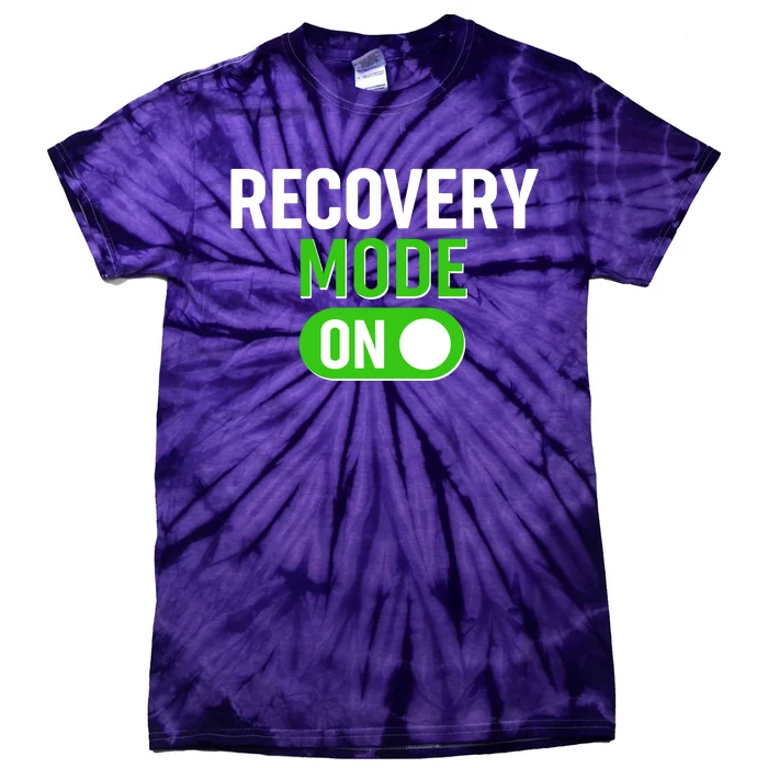 Funny Recovery Mode On Tie-Dye T-Shirt