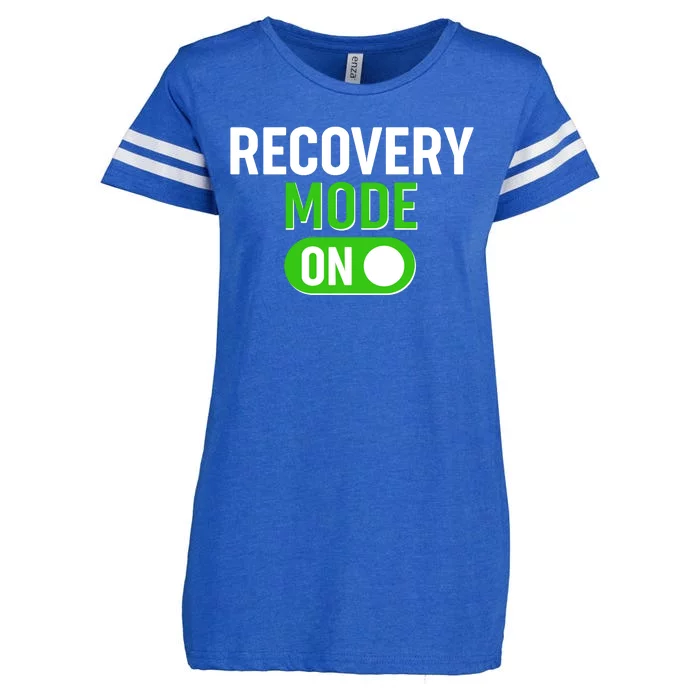 Funny Recovery Mode On Enza Ladies Jersey Football T-Shirt