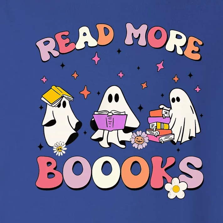 Funny Read More Books Halloween Ghost Teacher Book Lovers Toddler Long Sleeve Shirt