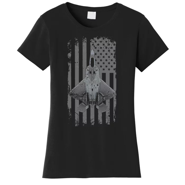 F22 Raptor Military Pilot Women's T-Shirt