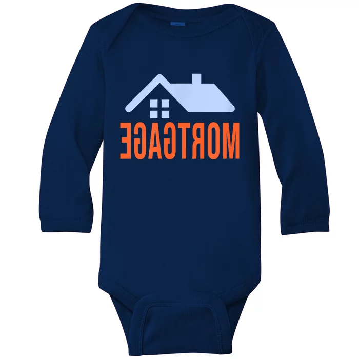 Funny Reverse Mortgage Loanofficer Baby Long Sleeve Bodysuit