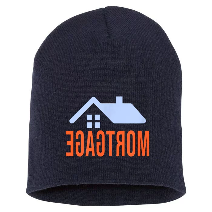 Funny Reverse Mortgage Loanofficer Short Acrylic Beanie