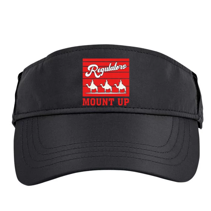 Funny Regulators Mount Up Apparel Adult Drive Performance Visor