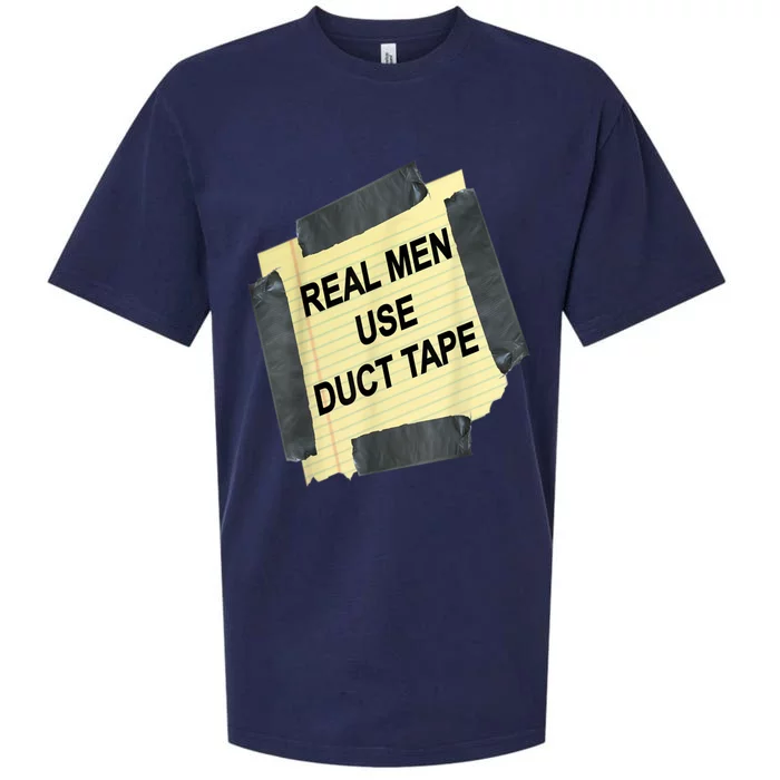 Funny Real Man Use Duct Tape Sueded Cloud Jersey T-Shirt