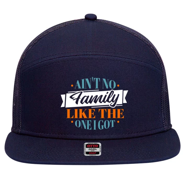 Family Reunion Matching Gift 7 Panel Mesh Trucker Snapback Hat