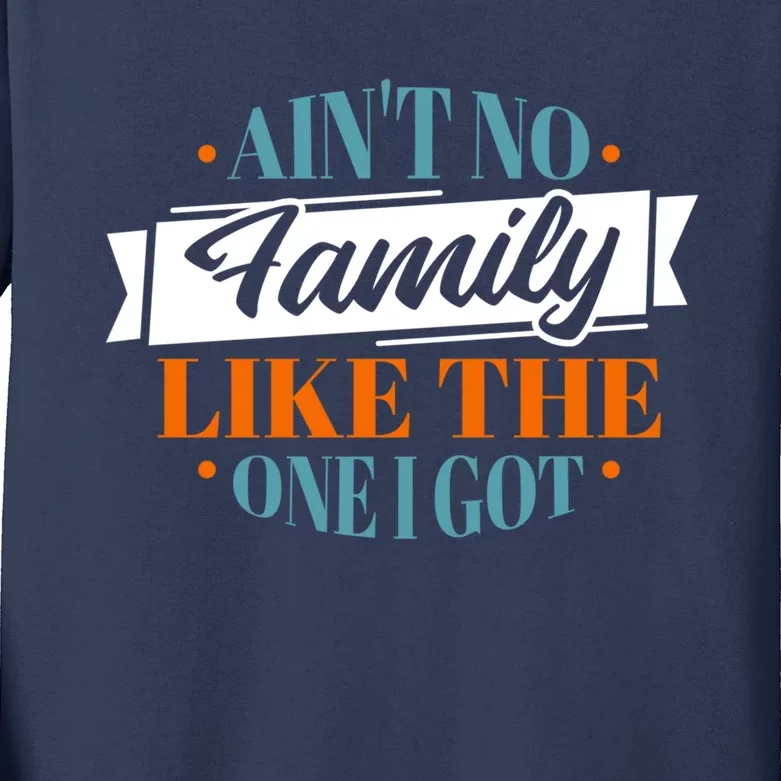 Family Reunion Matching Gift Kids Long Sleeve Shirt