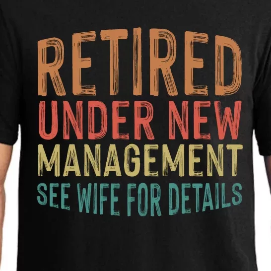 Funny Retirement Men Dad Retiring Party Humor Lovers T Pajama Set