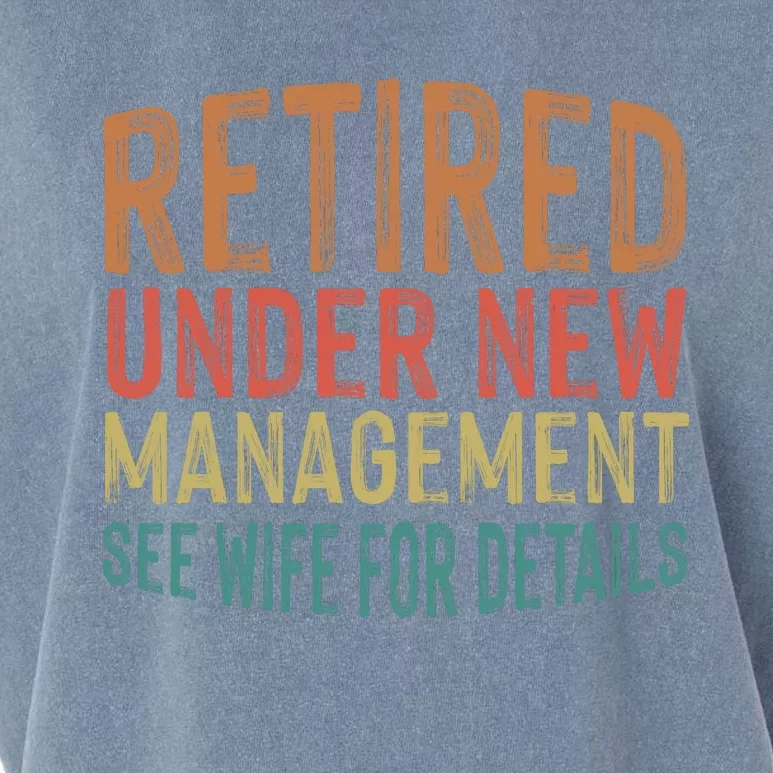 Funny Retirement Men Dad Retiring Party Humor Lovers T Garment-Dyed Women's Muscle Tee