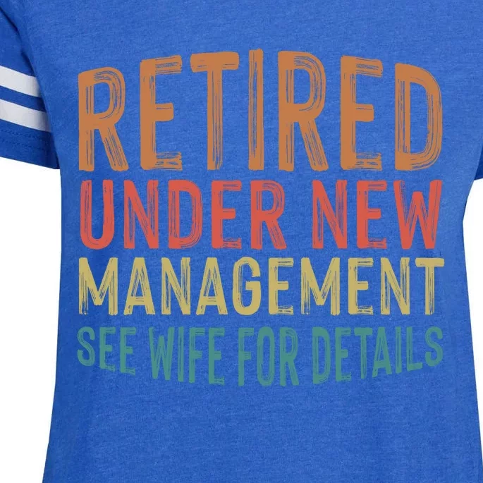 Funny Retirement Men Dad Retiring Party Humor Lovers T Enza Ladies Jersey Football T-Shirt