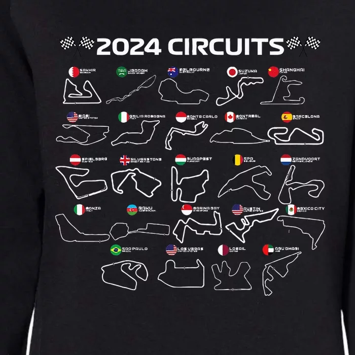 Formula Racing Miami Circuit Retro Usa Pride Womens California Wash Sweatshirt