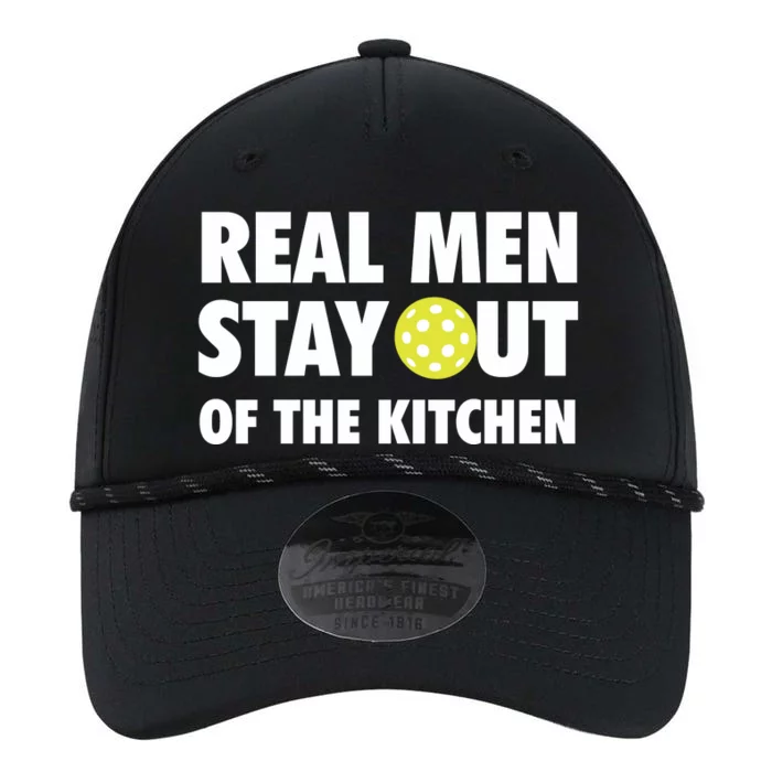 Funny Real Men Stay Out Of The Kitchen Pickleball Performance The Dyno Cap