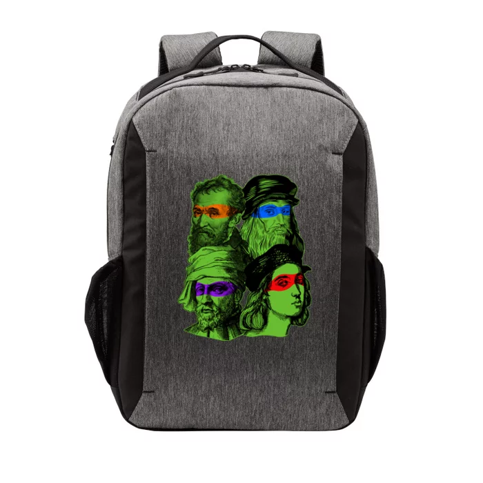 Funny Renaissance Ninja Painters Vector Backpack