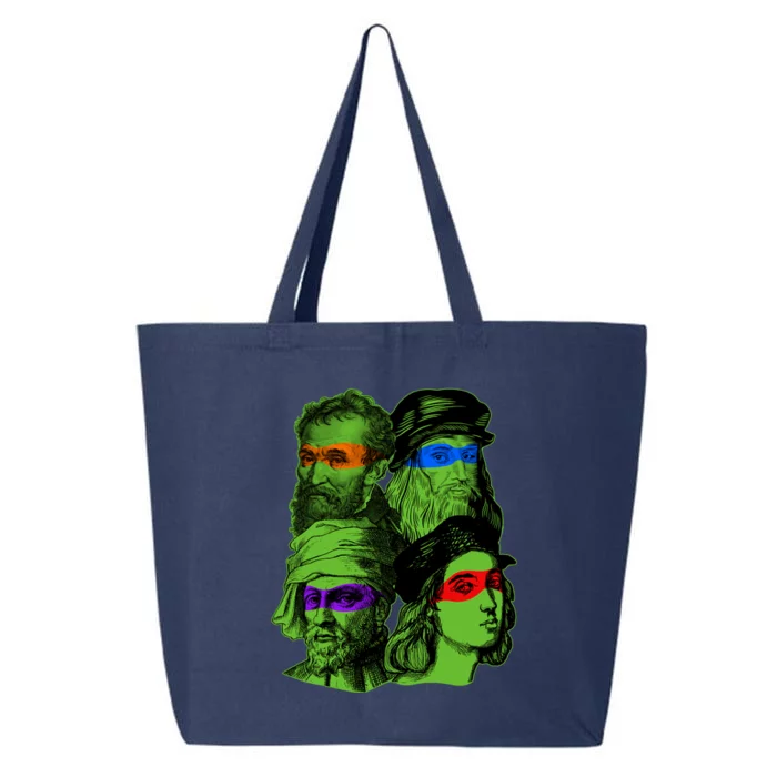 Funny Renaissance Ninja Painters 25L Jumbo Tote