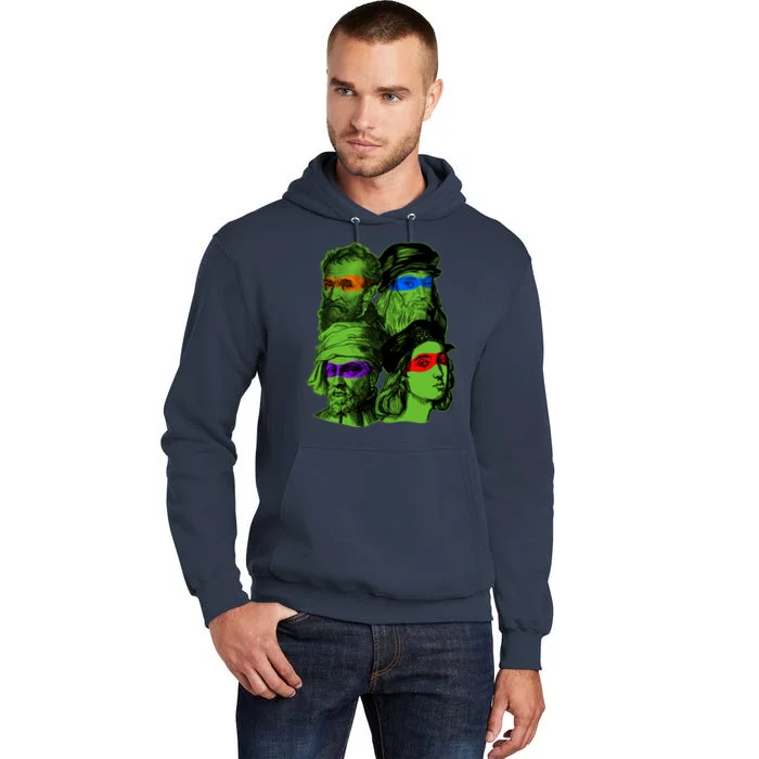 Funny Renaissance Ninja Painters Tall Hoodie