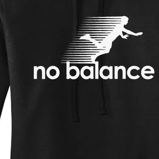 Funny Runner No Balance Women's Pullover Hoodie