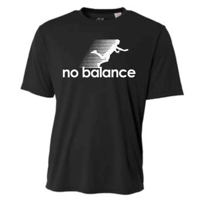 Funny Runner No Balance Cooling Performance Crew T-Shirt