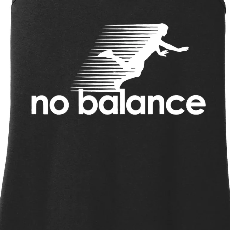 Funny Runner No Balance Ladies Essential Tank