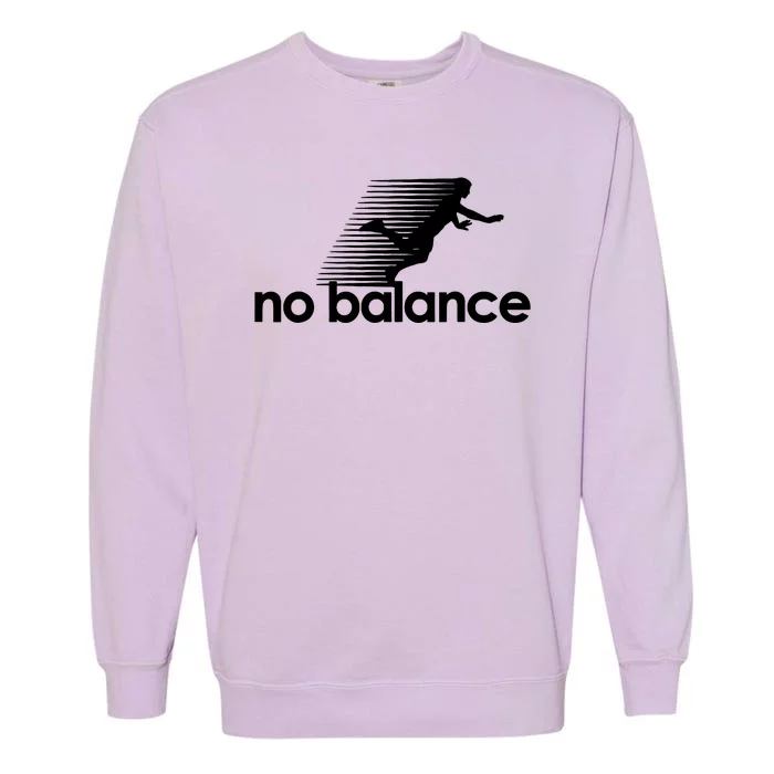 Funny Runner No Balance Garment-Dyed Sweatshirt