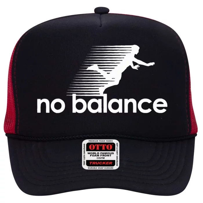 Funny Runner no balance High Crown Mesh Trucker Hat