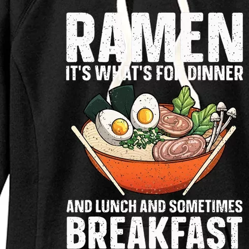 Funny Ra Noodles Art For Wo Japanese Ra Lovers Women's Fleece Hoodie