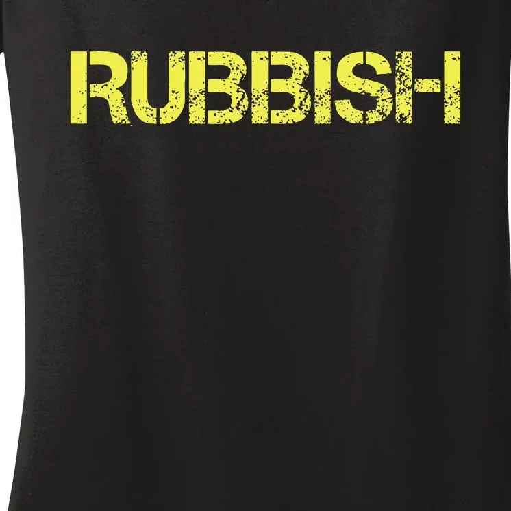 Funny Rubbish name Women's V-Neck T-Shirt