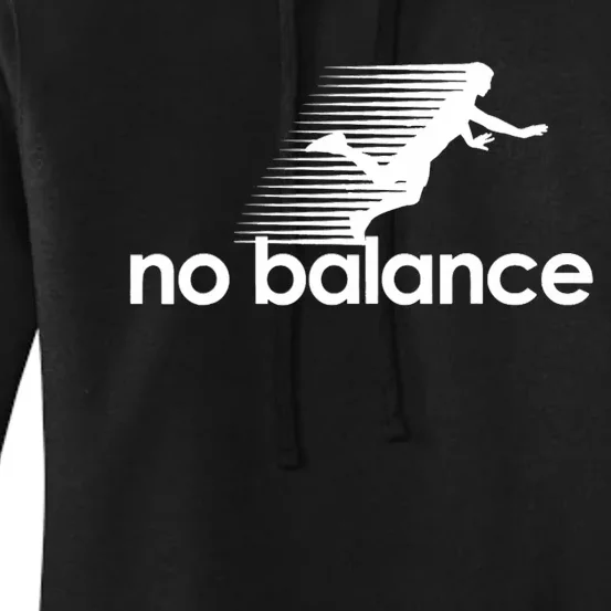 Funny Runner No Balance Women's Pullover Hoodie