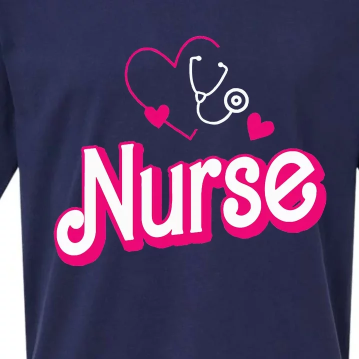 Funny Retro Nurse Gifts for Nurse Week Sueded Cloud Jersey T-Shirt