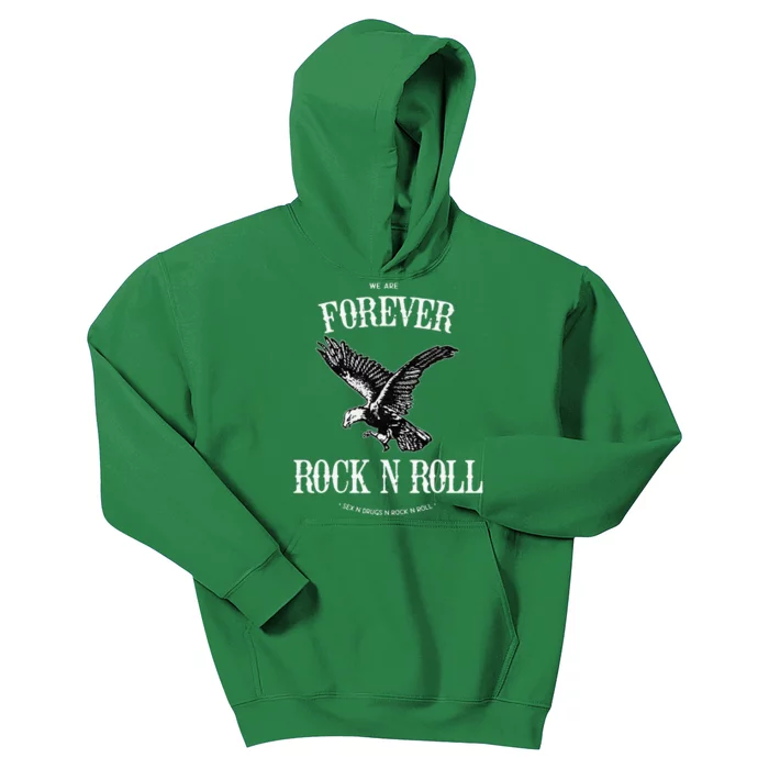 Forever Rock N Roll Kids Hoodie