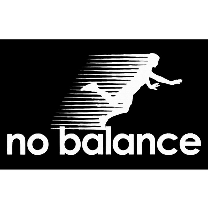 Funny Runner no balance Bumper Sticker