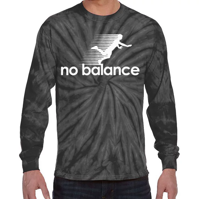 Funny Runner no balance Tie-Dye Long Sleeve Shirt