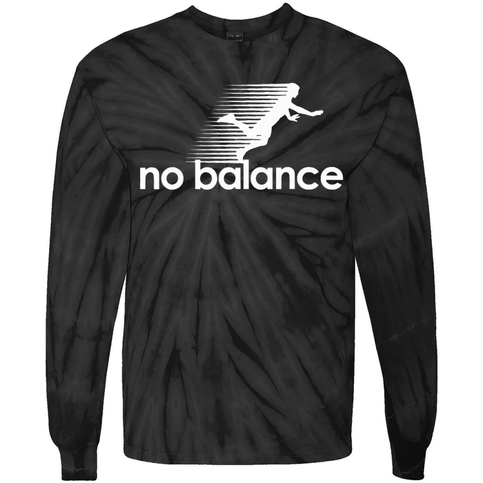 Funny Runner no balance Tie-Dye Long Sleeve Shirt