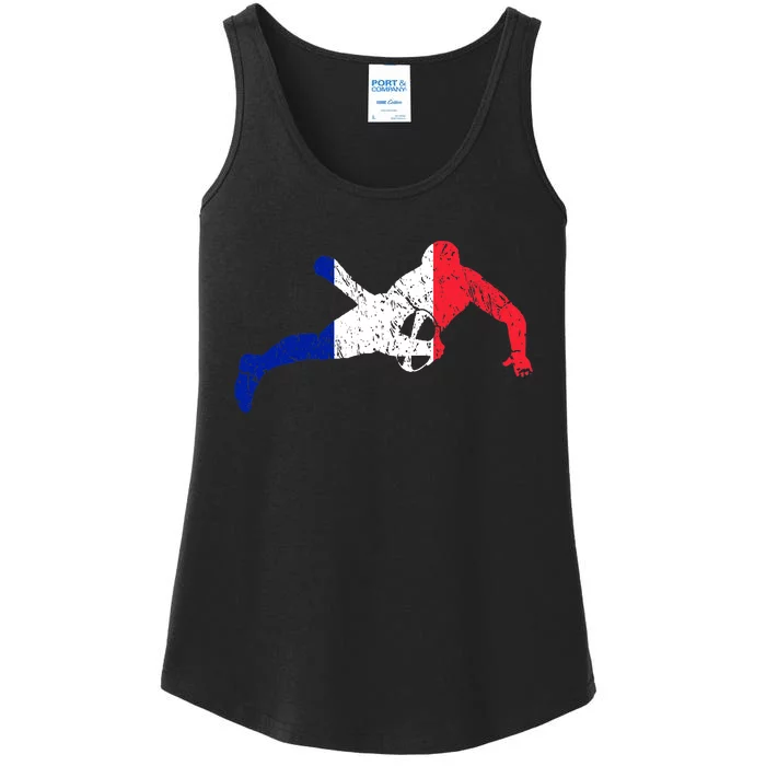 French Rugby National Team Fan Gift Les Bleus World Ladies Essential Tank