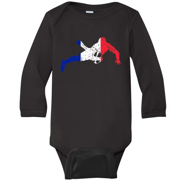 French Rugby National Team Fan Gift Les Bleus World Baby Long Sleeve Bodysuit