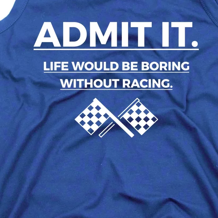 Funny Racing Outfit For Race Car Parties Gift Tank Top