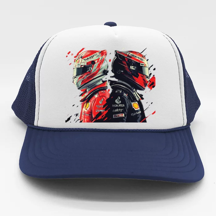 Formula Racing Open Wheel Race Car Drivers Trucker Hat