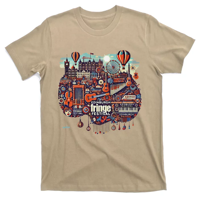 Funny Rhythm Of Celebration Edinburgh Fringe Festival T-Shirt