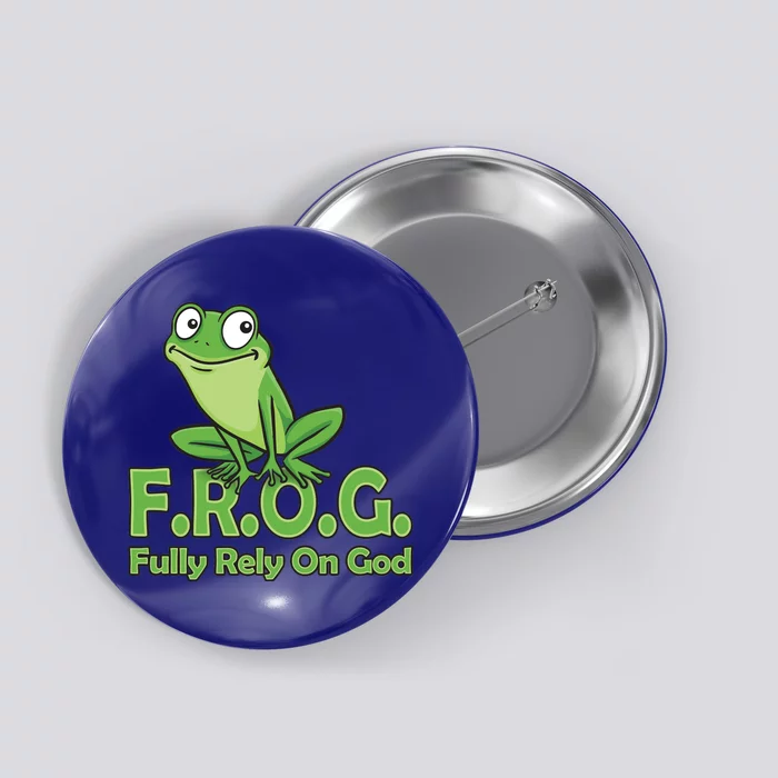 Frog Fully Rely On God Button