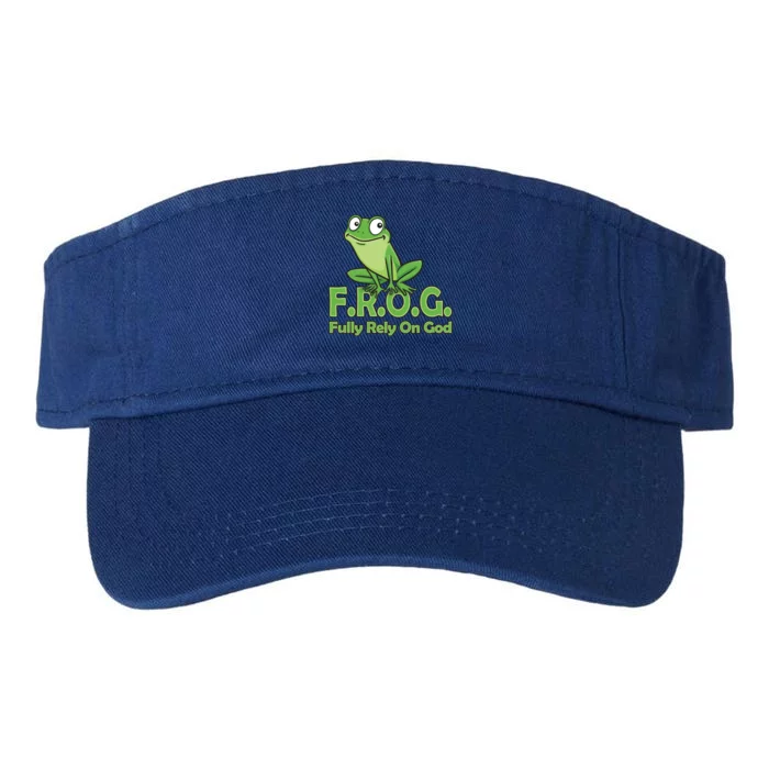 Frog Fully Rely On God Valucap Bio-Washed Visor