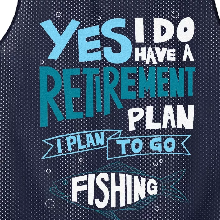 Fishing Retirement Plan Retired Gifts Grandpa Mesh Reversible Basketball Jersey Tank